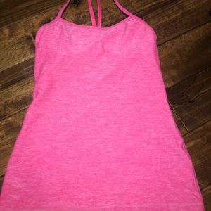 Lululemon Power Y Tank Hot pink size 6